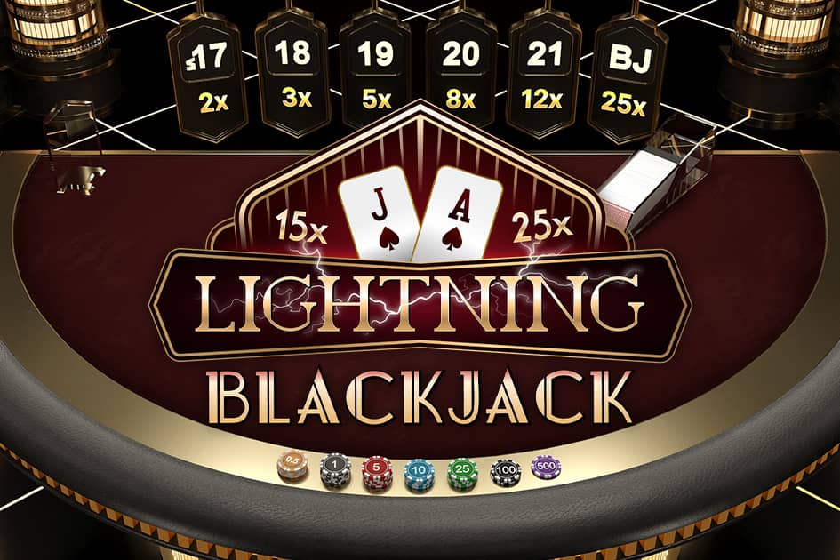 Lightning Blackjack – live casino spel